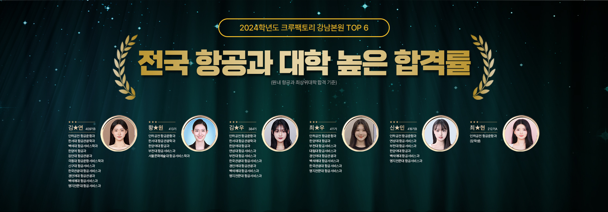 2024학년도 크루팩토리 강남 본원 TOP6